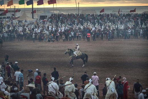 جشنواره اسب سواری در مراکش‎