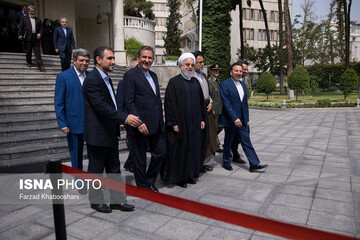 حواشی حیاط دولت با حضور رئیس جمهور