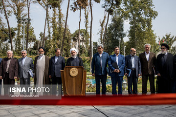 حواشی حیاط دولت با حضور رئیس جمهور