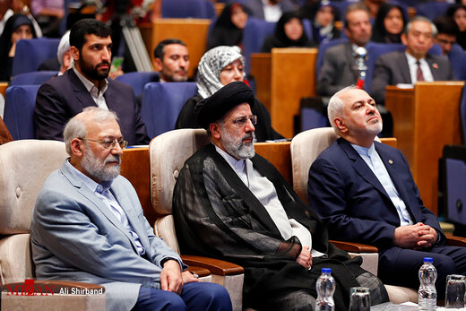 ظریف و رئیسی در همایش بزرگداشت روز حقوق بشر اسلامی و کرامت انسانی