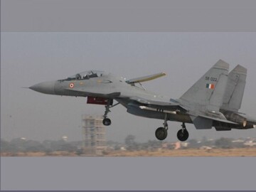 جنگنده نیروی هوایی هند سقوط کرد
