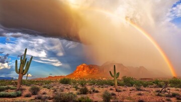 عکس | وزش طوفان در آریزونا در عکس روز نشنال جئوگرافیک