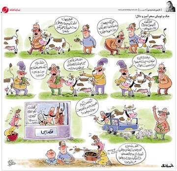 گوشت اینجوری گرون شد! 