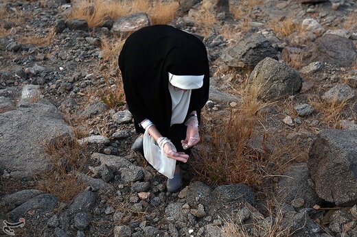 جمع‌آوری سنگ برای رمی جمرات