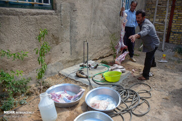 عید قربان در روستای کهلا استان زنجان