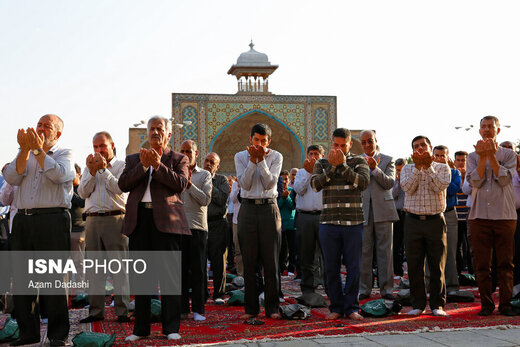 اقامه نماز عید قربان در مسجد النبی قزوین
