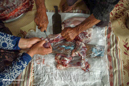عید قربان در روستای کهلا استان زنجان
