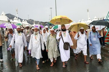بارش باران در سرزمین منا