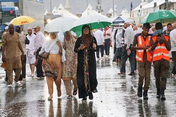 بارش باران در سرزمین منا