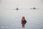 تصاویر | فصل تفریحات خانوادگی در دریاچه ارومیه