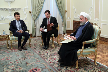 روحاني يؤكد إرادة وعزم إيران على تعزيز العلاقات الوثيقة والودية مع إيطاليا