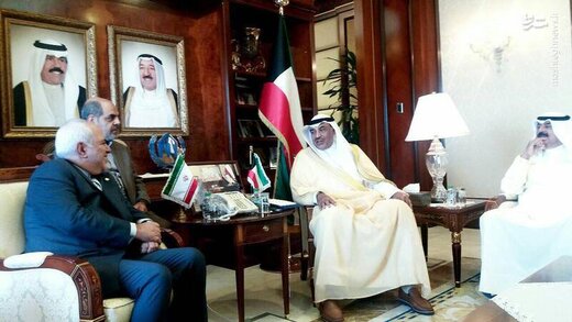 تصاویر | دیدار ظریف با وزیر خارجه کویت