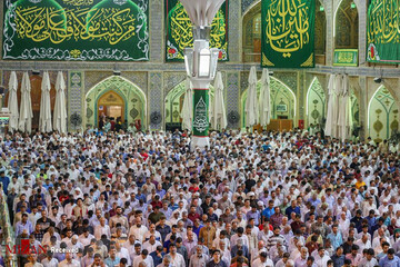 حال و هوای حرم مطهر علوی در عید غدیرخم
