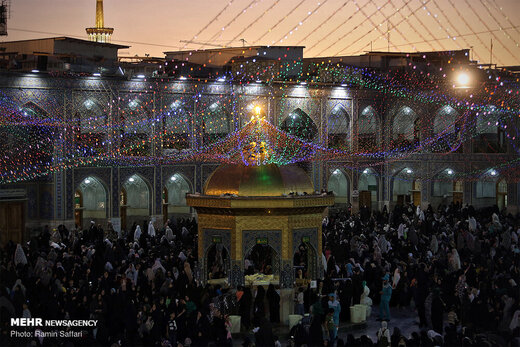 حال و هوای شب عید غدیر در مشهد