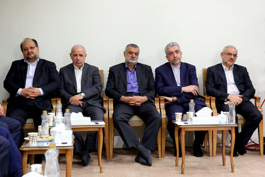 دیدار رئیس‌جمهور و اعضای هیئت دولت با رهبر معظم انقلاب اسلامی