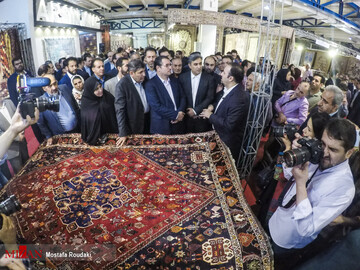 افتتاح بیست و هشتمین نمایشگاه فرش دستباف ایران