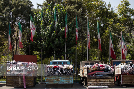 کشف کامیون‌های میلیاردی کالای قاچاق در تهران
