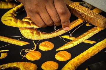 کارگاه پرده‌ بافی کعبه در مکه مکرمه