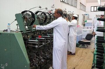 کارگاه پرده‌ بافی کعبه در مکه مکرمه