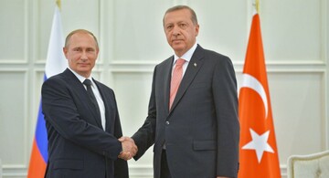پیام تبریک پوتین به اردوغان