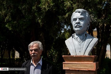 رونمایی از سردیس‌های هنرمندان در شهرک سینمایی ایران