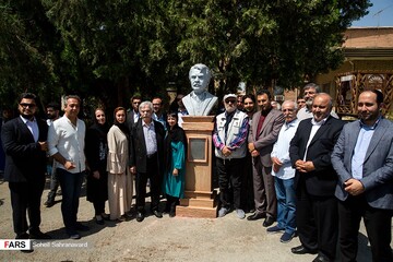 رونمایی از سردیس‌های هنرمندان در شهرک سینمایی ایران