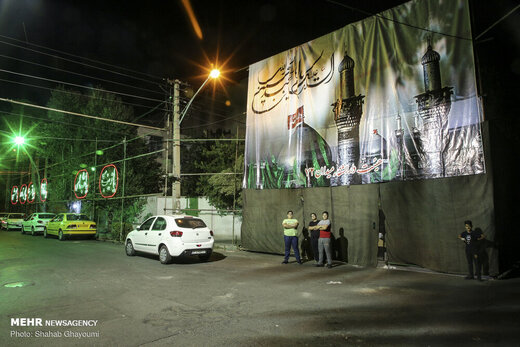 آماده‌سازی شهر تهران برای ماه محرم