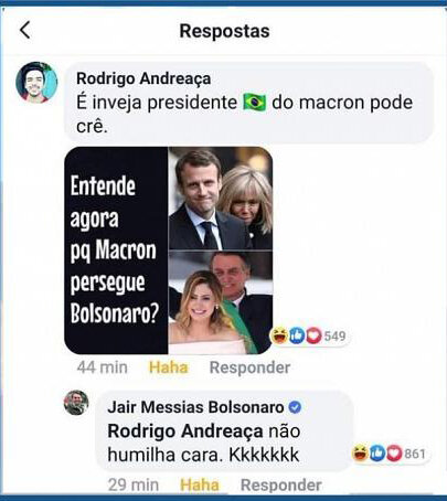 عکس جنجالی همسر امانوئل مکرون؛ اظهارنظر عجیب رئیس‌جمهور برزیل درباره همسر ماکرون!