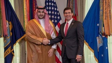  وزیر دفاع آمریکا و برادر بن سلمان با هم دیدار کردند