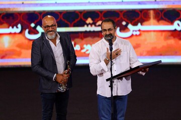 وحید جلیلوند و امیر آقایی در بیست و یکمین جشن سینمای ایران