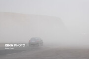 تصاویر | طوفان‌ خوفناک نمک در دریاچه ارومیه