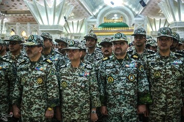 تجدید میثاق نیروی پدافند هوایی ارتش با امام راحل