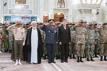 تجدید میثاق نیروی پدافند هوایی ارتش با امام راحل