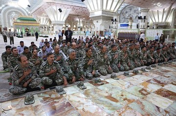 تجدید میثاق نیروی پدافند هوایی ارتش با امام راحل