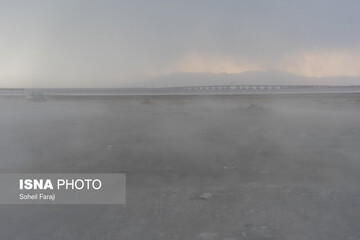 طوفان‌های نمکی دریاچه ارومیه