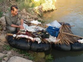 دستگیری صیاد متخلف در شهرستان چگنی/ کشف ۱۱۰ قطعه ماهی 