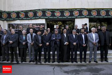 تشییع پیکر مهدی شادمانی