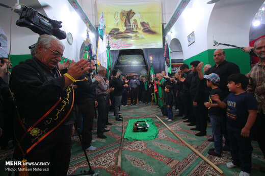 مراسم «علم‌بندان» ماه محرم در بیرجند