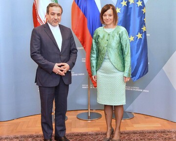 عراقجي يجري مباحثات مع وزيرة خارجية سلوفينيا