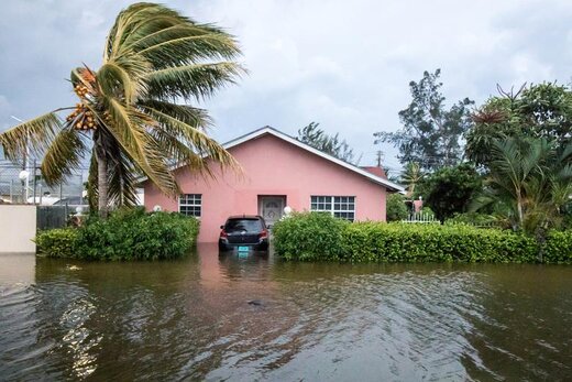 خسارات طوفان دوریان به باهاما