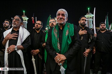 مراسم سنتی «مشق شمشیر» در قم