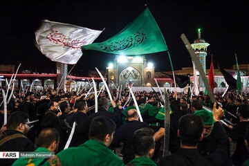 مراسم سنتی «مشق شمشیر» در قم