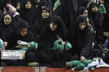 آیین شیرخوارگان حسینی در مصلی مهدیه امام خمینی(ره) اهواز