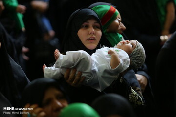 آیین شیرخوارگان حسینی در مسجد مقدس جمکران‎