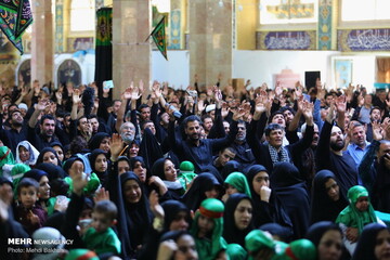 آیین شیرخوارگان حسینی در مسجد مقدس جمکران‎