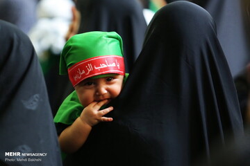 آیین شیرخوارگان حسینی در مسجد مقدس جمکران‎