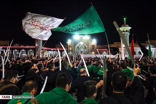 مراسم سنتی «مشق شمشیر» در قم