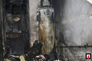 تصاویر | نجات معجزه‌آسای دختر 3 ساله در آتش‌سوزی خیابان خاوران