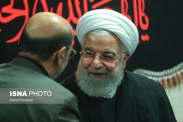 عزاداری امام حسین(ع) با حضور رئیس‌جمهور