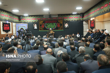 عزاداری امام حسین(ع) با حضور رئیس‌جمهور